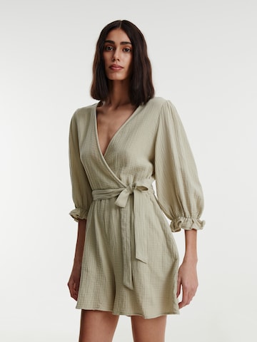 EDITED Jumpsuit 'Kallie' in Groen: voorkant