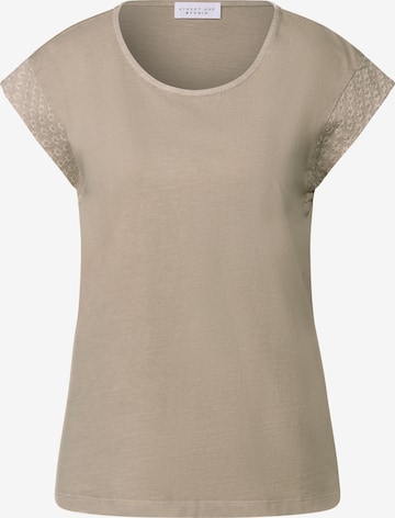 Street One Studio Shirt in Beige: front