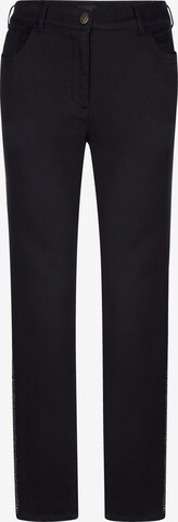 MIAMODA Regular Jeans in Black: front