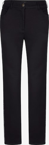 MIAMODA Regular Jeans in Black: front