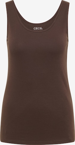 CECIL Top 'Linda' in Brown: front