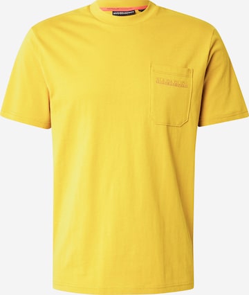NAPAPIJRI Tričko 'FANES' - Žltá: predná strana