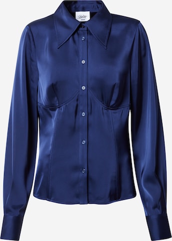 Bella x ABOUT YOU Blouse 'Mary' in Blue: front