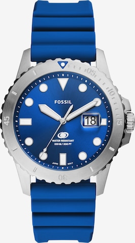 FOSSIL Uhr in Blau: predná strana