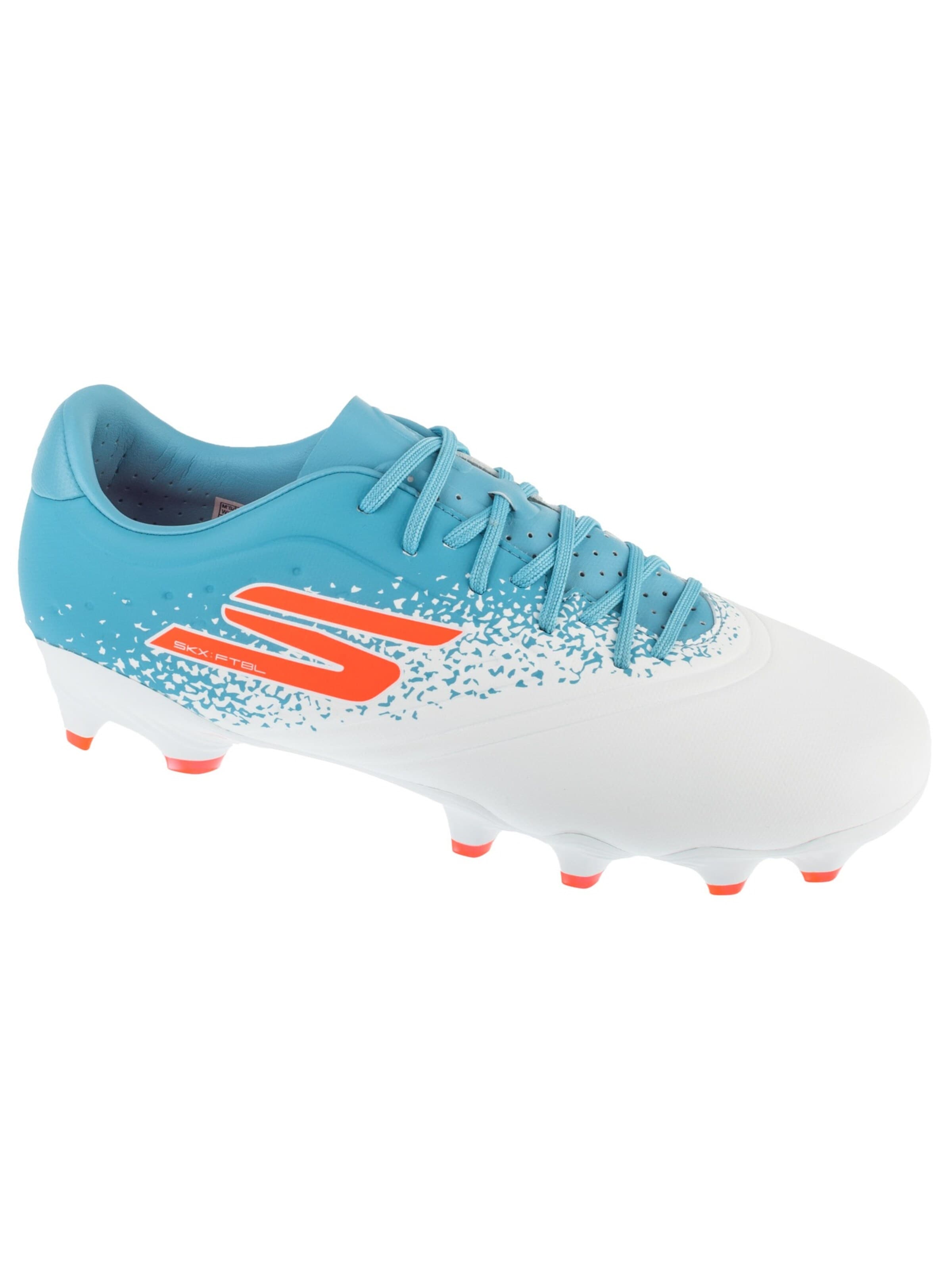SKECHERS Soccer shoe 'Skechers Razor 1.5 Academy Fg' in White: front