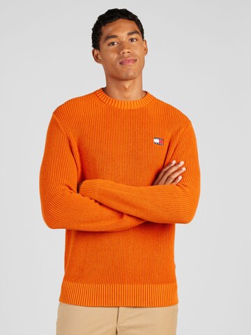 Tommy Jeans Pullover in Orange: predná strana