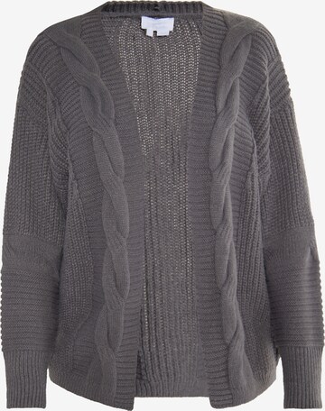 Cardigan 'Vanne' usha WHITE LABEL en gris : devant