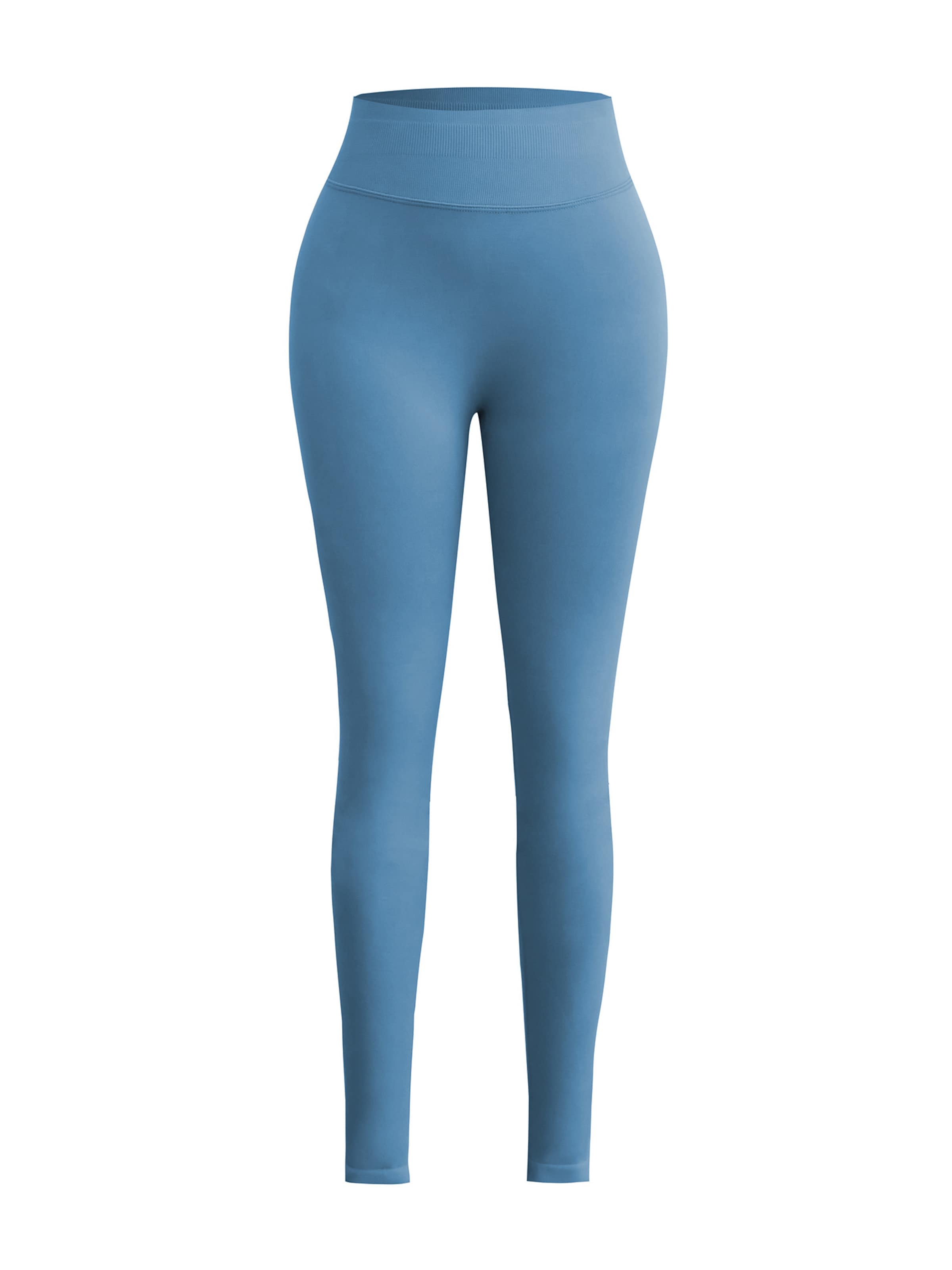 Skinny Pantalon de sport 'Flex' YEAZ en bleu : devant