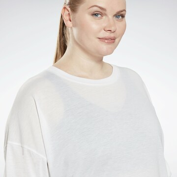 T-shirt fonctionnel Reebok en blanc