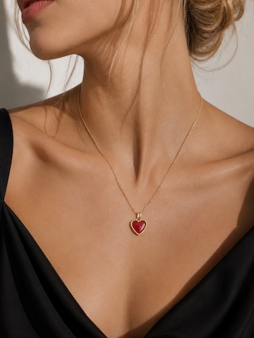 Collana 'Heart Wrap Red' di CHIVAL in oro