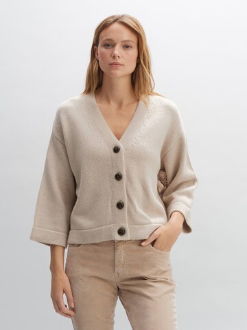 OPUS Cardigan 'Difransi' i beige: forside