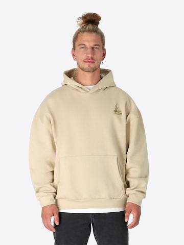 SPITZBUB Sweatshirt in Beige: voorkant