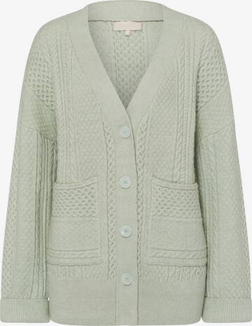 Les Lunes Knit Cardigan 'Alexis' in Green: front