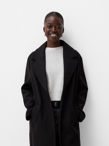 Manteau mi-saison Bershka en noir