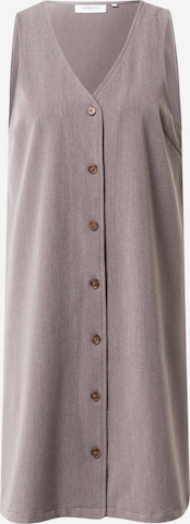 Robe 'Dyanna' MSCH COPENHAGEN en marron : devant