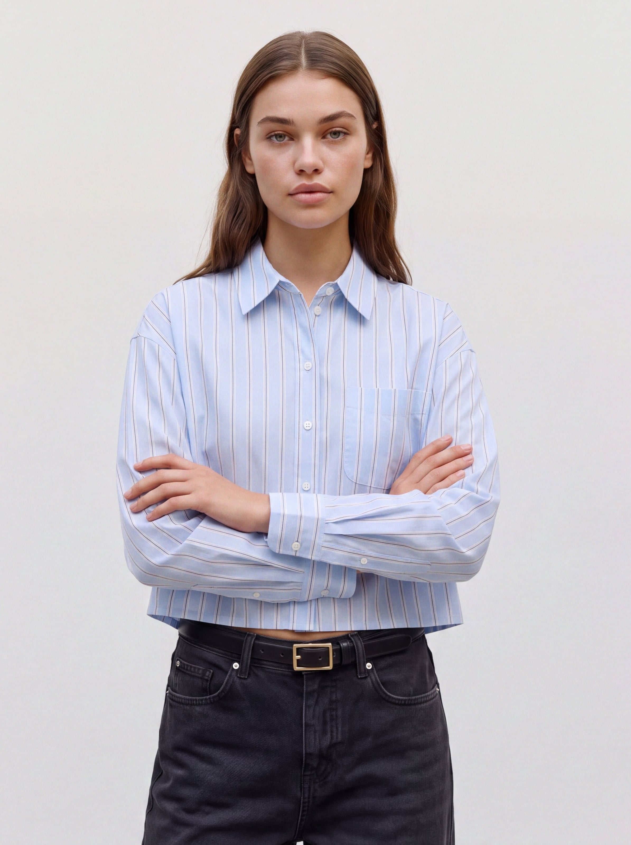 VERO MODA Pluus 'VMARIA', värv sinine: eest vaates