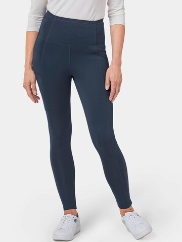 Skinny Leggings Goldner en bleu : devant