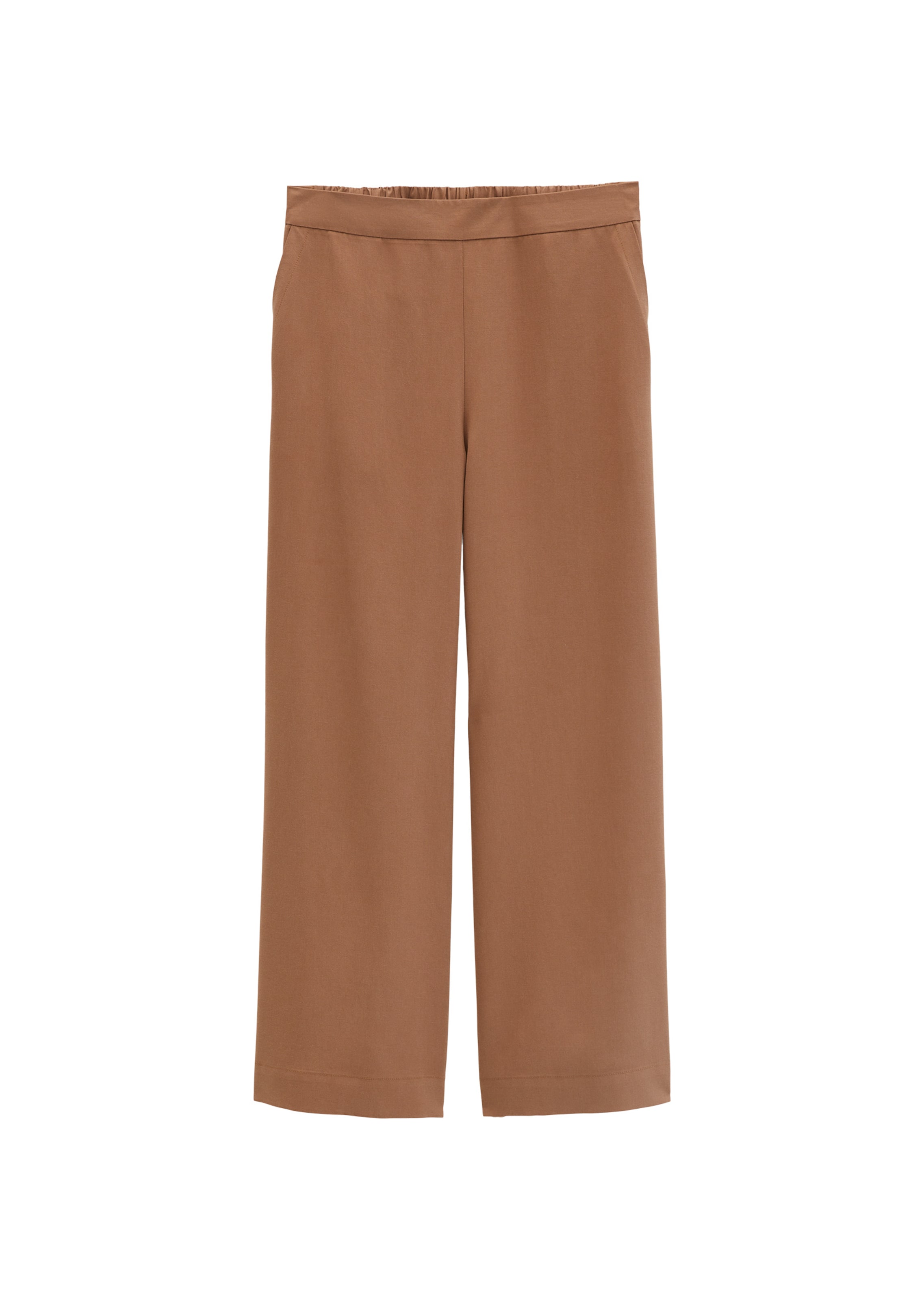 Wide Leg Pantalon Marc O'Polo en marron : devant