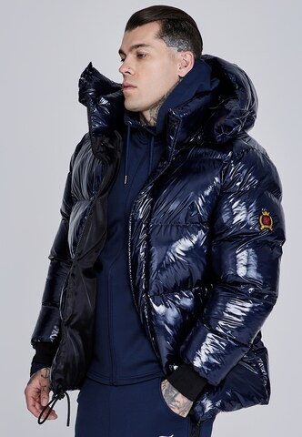 SikSilk Jacke in Blau: Vorderseite