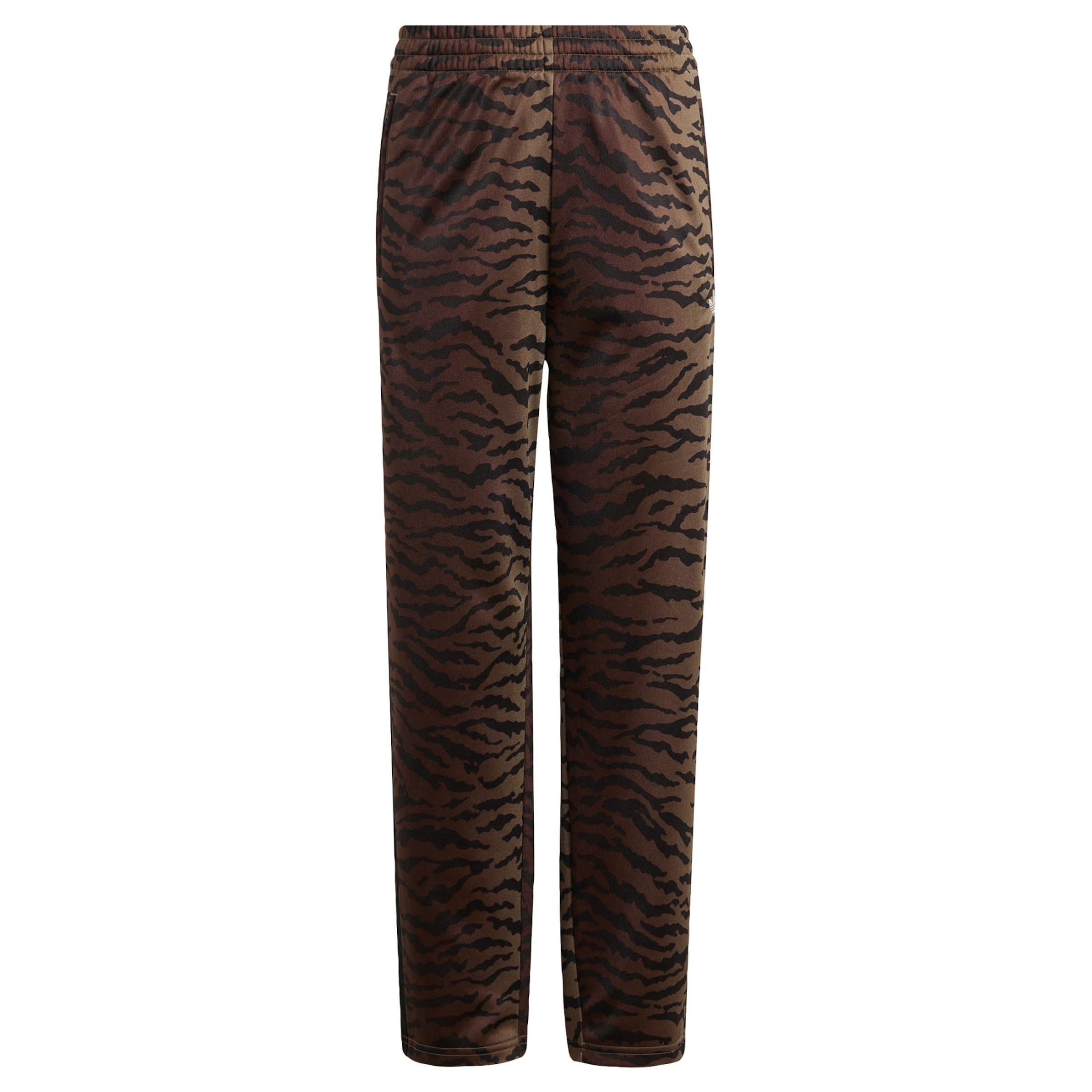 ADIDAS ORIGINALS Regular Trousers 'Firebird' in Brown: front