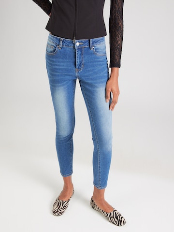 studioselectSlimfit Traperice 'Galina' - plava boja: prednji dio