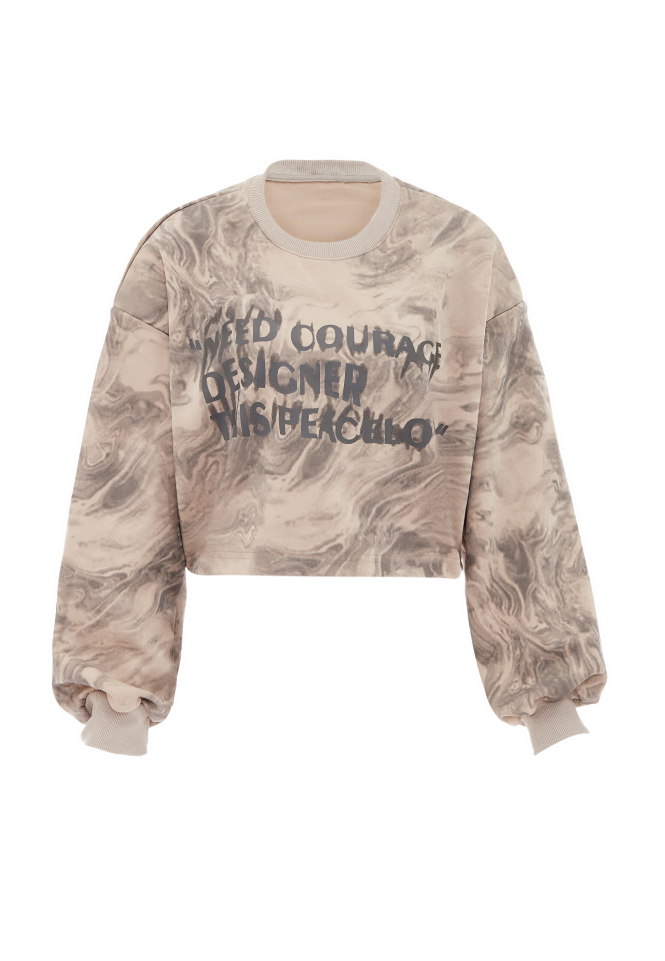 HOMEBASE Collegepaita värissä vihreä: etupuoli