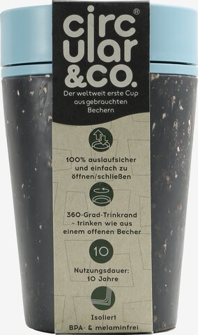 Circular&co Thermoskan in Blauw: voorkant