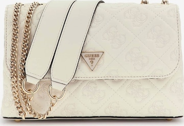 GUESS Schoudertas 'ADELASIA CNVRTBLE XBODY FLAP' in Wit: voorkant