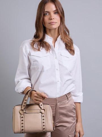 The Bridge Handtas in Beige: voorkant