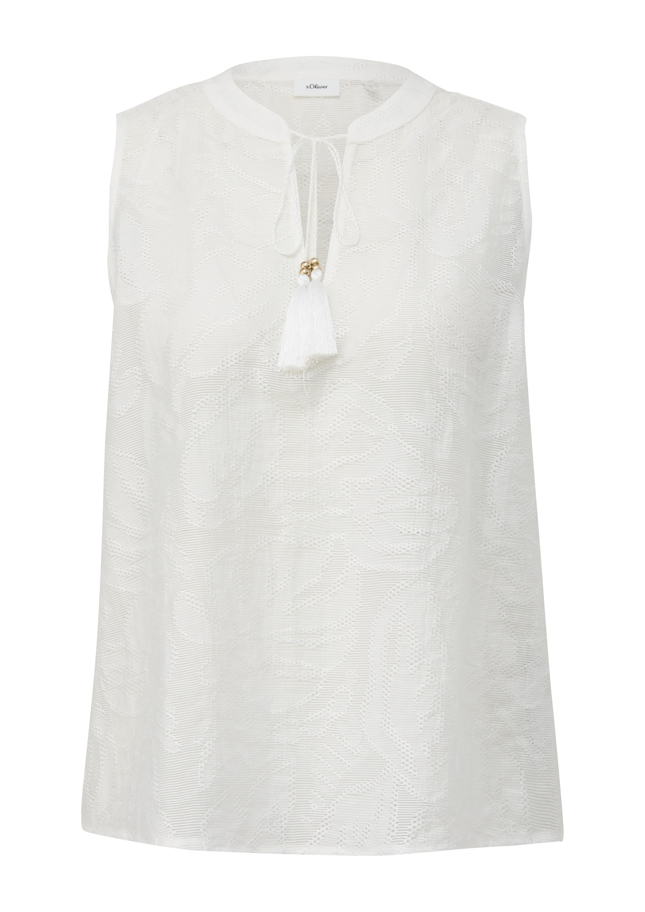 s.Oliver BLACK LABEL Pluus, värv beež: eest vaates