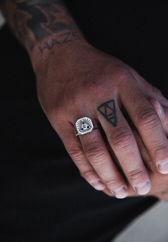 Haze&Glory Ring 'Pyramid' in Silber