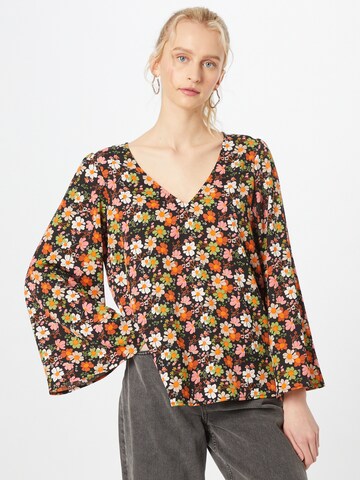 Traffic People Blouse 'Pieta' in Zwart: voorkant