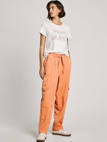 Loosefit Jeans cargo 'Hadda' di Pepe Jeans in arancione