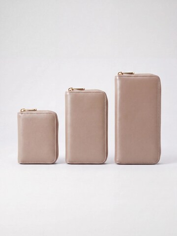 MILLYMILK® Portemonnee 'PURA MEDIUM' in Beige