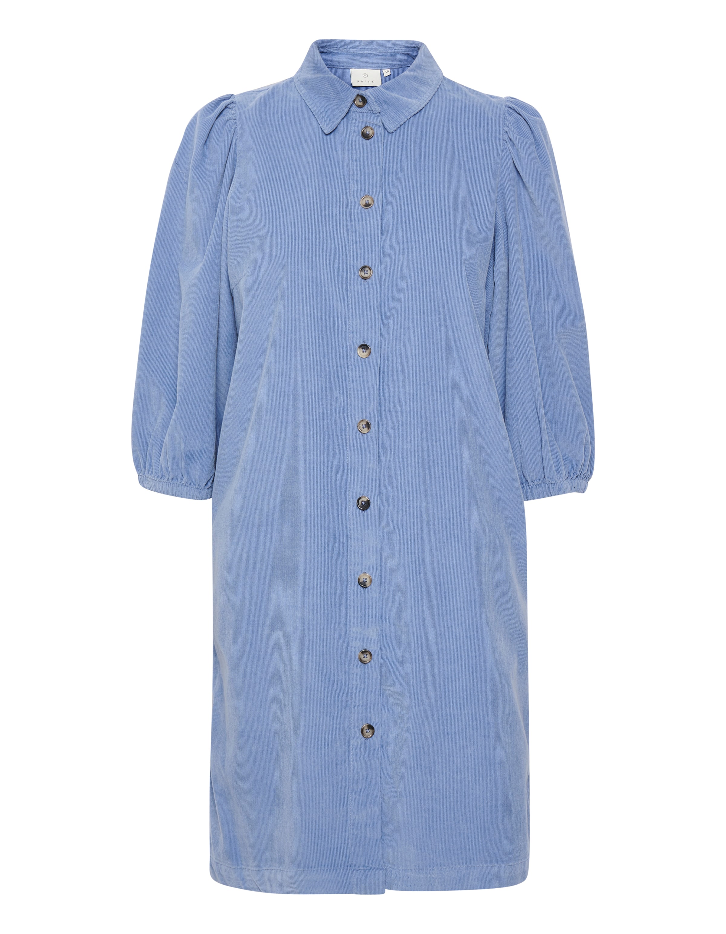 Kaffe Košilové šaty 'Aeva' – modrá: přední strana
