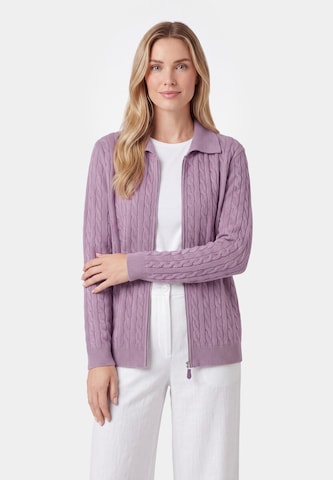 usha WHITE LABEL - Casaco de malha 'Minimalistic' em rosa: frente