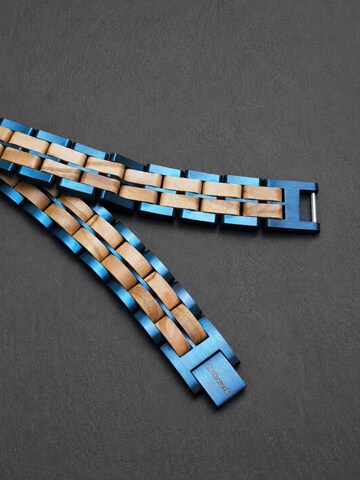 Braccialetto 'OBERSEE' di Holzwerk in blu