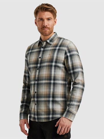 PME Legend Regular fit Button Up Shirt 'Shirt with check pattern' in Blue