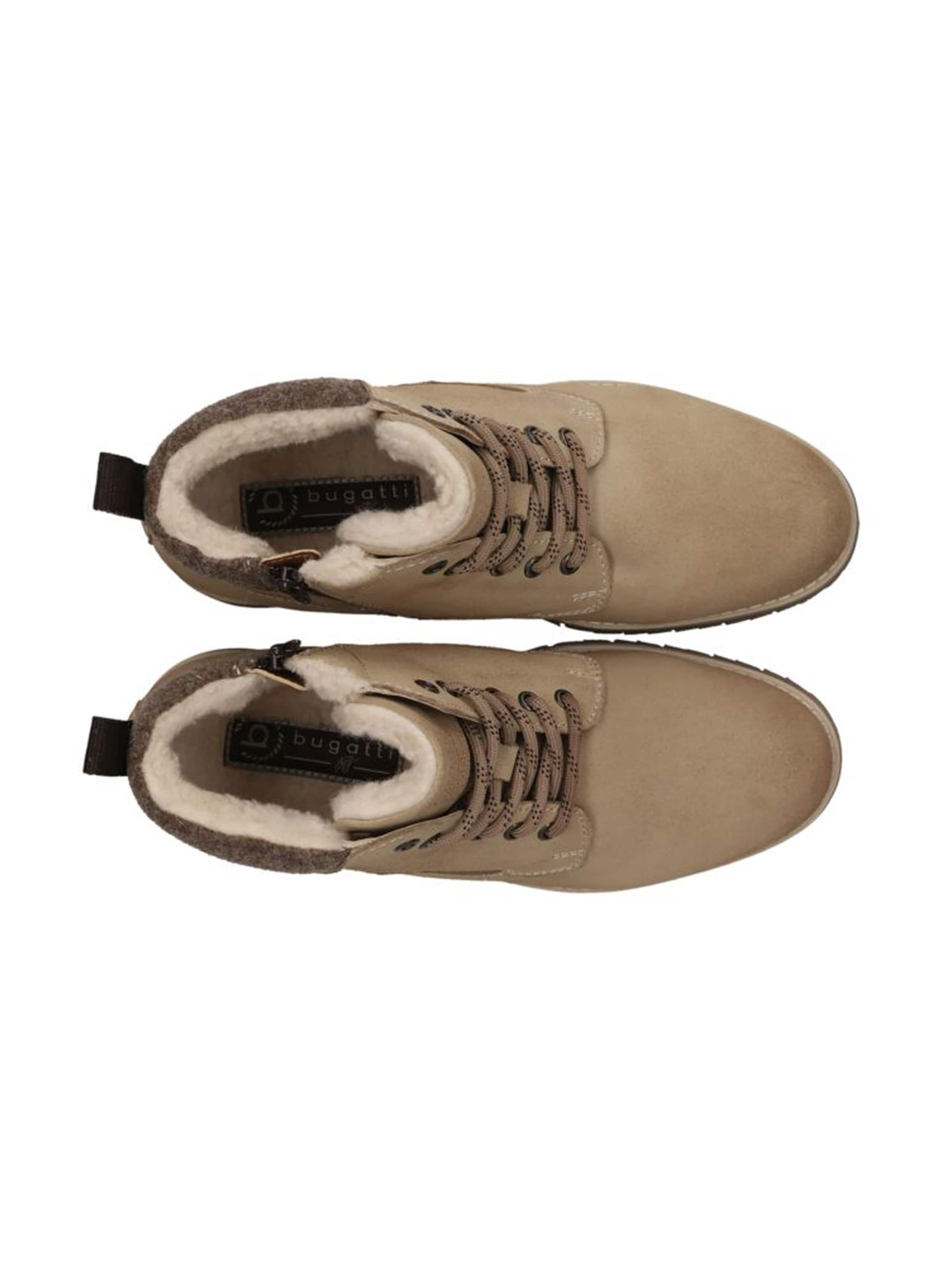 bugatti Lace-up boots in Beige