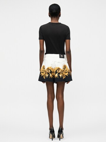 balts Versace Jeans Couture Platas staras Klasiskas bikses