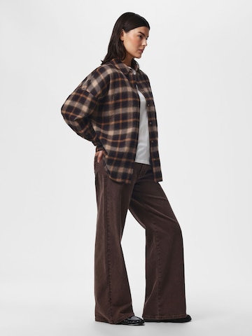 PIECES Blouse 'PCJane' in Brown