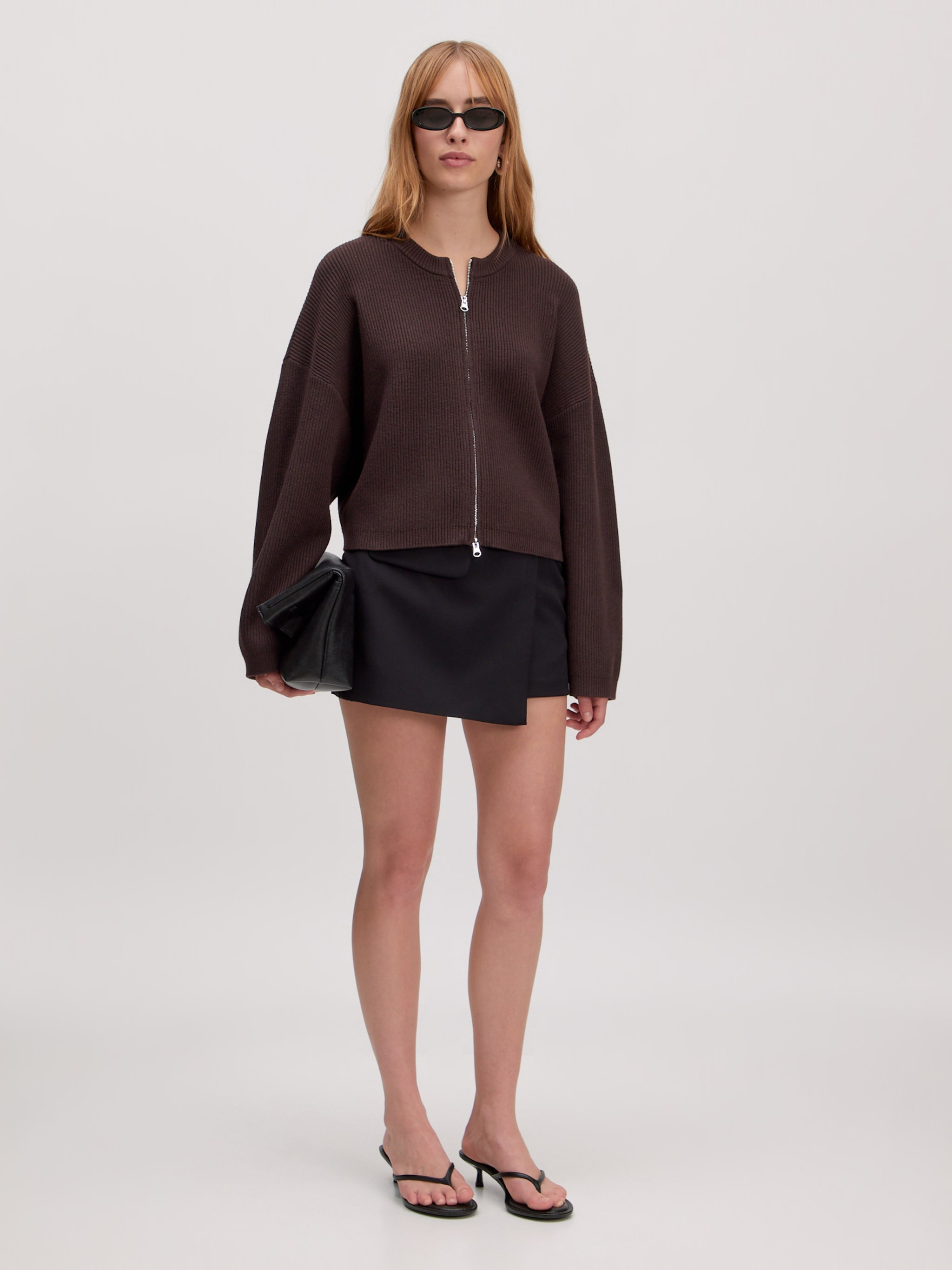 EDITED Produits Cardigan 'Llleana' marron