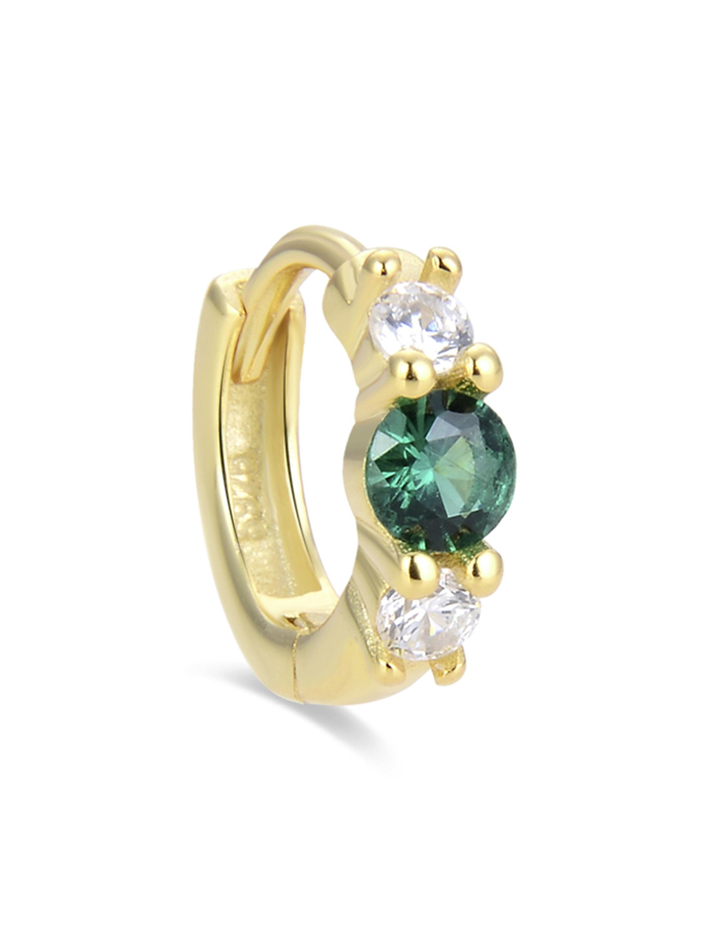 Luxenter - Joyería para piercing 'Silgren' en verde