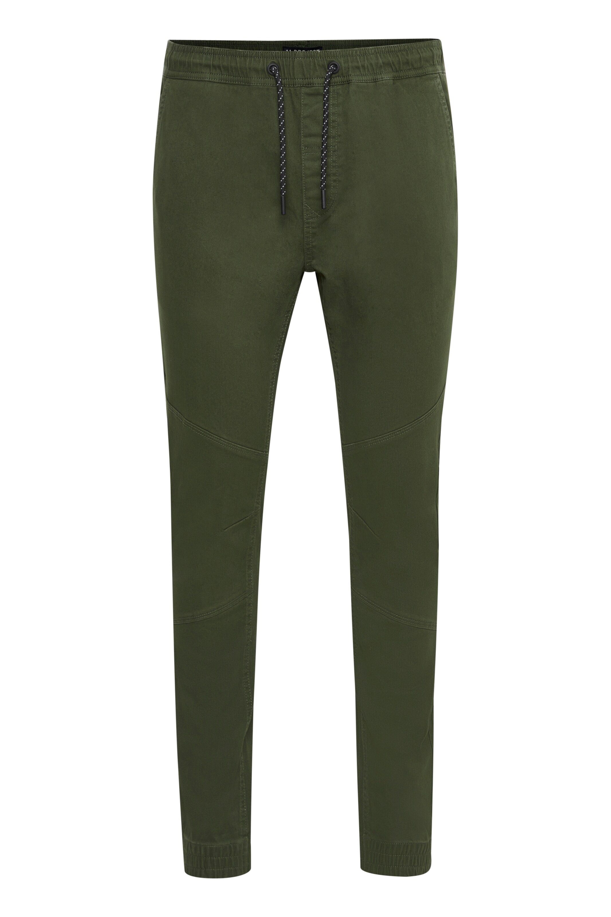 11 Project Regular Chino 'GAETANO' in Groen: voorkant