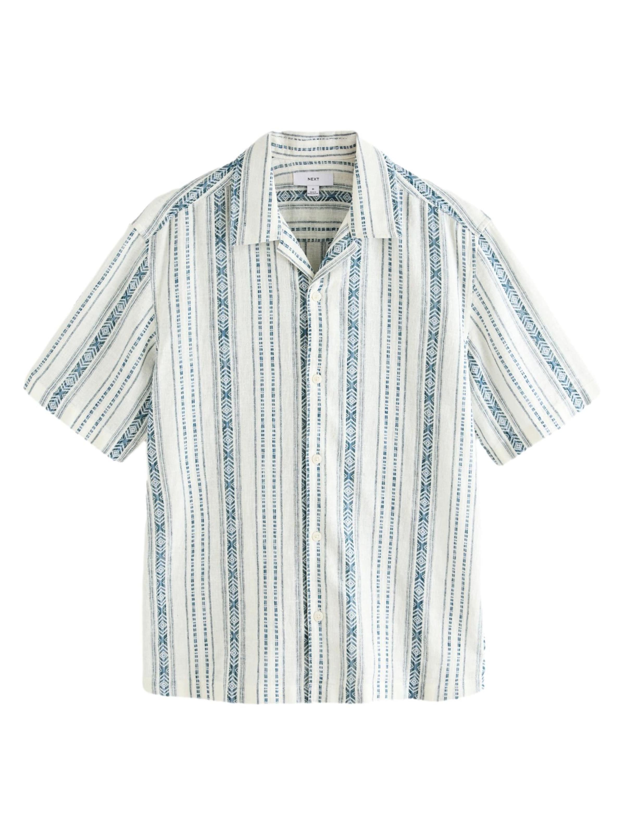 Next Rovný strih Košeľa - Biela: predná strana
