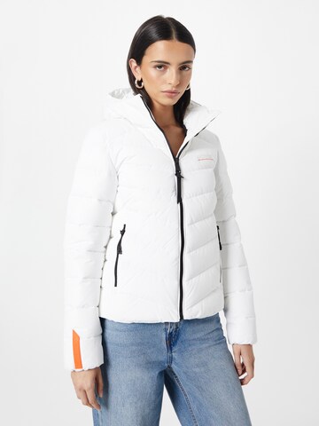 Veste mi-saison Superdry en blanc : devant