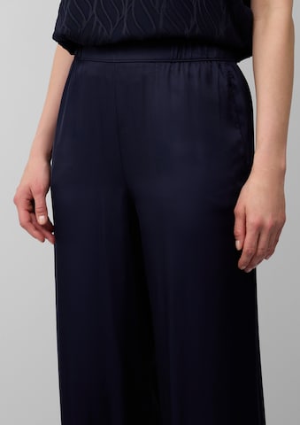 s.Oliver BLACK LABEL Wide leg Broek in Blauw