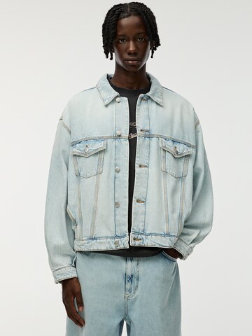 Pull&Bear Tussenjas in Blauw: voorkant