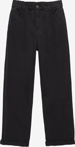 Pull&Bear Loose fit Jeans in Black: front