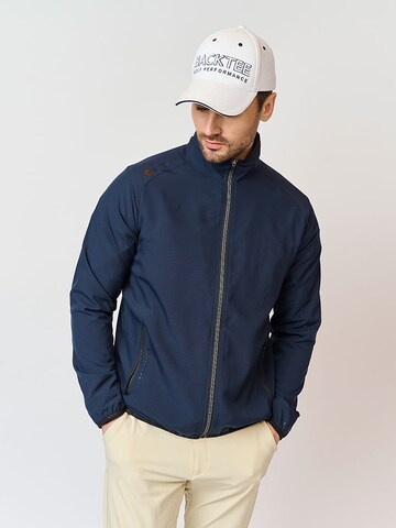 Veste fonctionnelle Backtee en bleu : devant